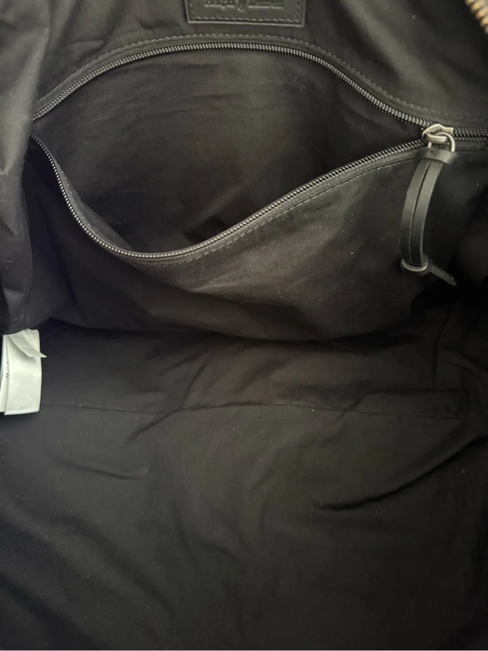 POLO RALPH LAUREN Canvas and Leather Dufflebag Black